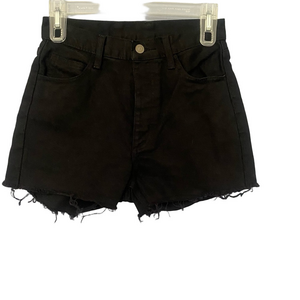 Classic Black High-Rise Jean Shorts – J. Galt, Size Small